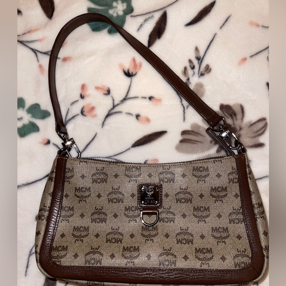 Authentic Mcm Small Should Bag - image 1